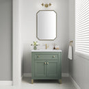 James Martin Chicago 30" Single Bathroom Vanity, Smokey Celadon