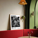 Set of 9 black and white ufc canvas print gym wall decor by Decorbites