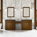 James Martin Bellshire 96" Double Bathroom Vanity, Honey Oak
