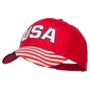 3D USA Flag Cotton Twill Cap