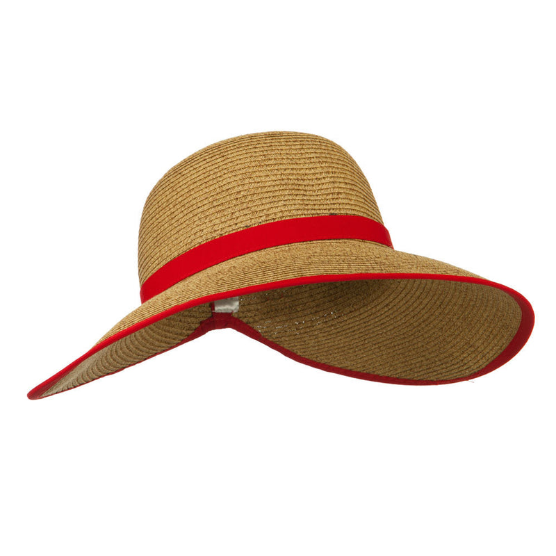 UPF 50+ Gardening Hat with Ribbon Trim Accent