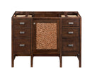 James Martin Addison 48" Single Bathroom Vanity, Mid-Century Acacia