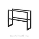 Two-Tier Expandable Shoe Rack (12" H)  - Steel