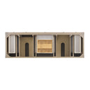 James Martin Breckenridge 72" Double Bathroom Vanity, Whitewashed Oak