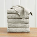 100% Cotton Woven Texture Bath Towel Set - Marbella Collection by Great Bay Home