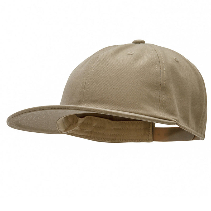Unconstructed High Profile Cotton Flat Bill Cap