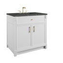 James Martin Bellshire 36" Single Bathroom Vanity, Bright White