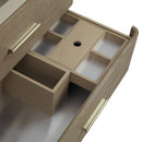 James Martin Lucian 36" Single Bathroom Vanity, Pebble Oak