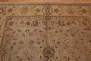 5'6" x 8'6" Handmade Oriental Area Rug 100% Wool HE02 GRE Brown