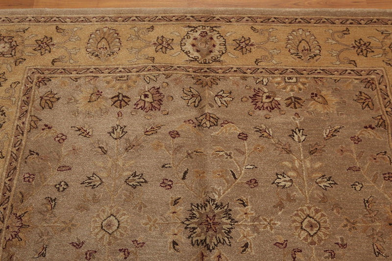 5'6" x 8'6" Handmade Oriental Area Rug 100% Wool HE02 GRE Brown