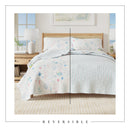 Colorful Coastal Seascape Quilt Set - Ryanne Collection by Great Bay Home