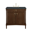 James Martin Kinnsden 36" Single Bathroom Vanity, Sable Oak