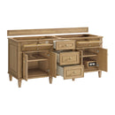 James Martin Lorelai 72" Double Bathroom Vanity, Light Natural Oak