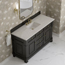James Martin Brookfield 60" Single Bathroom Vanity, Black Onyx
