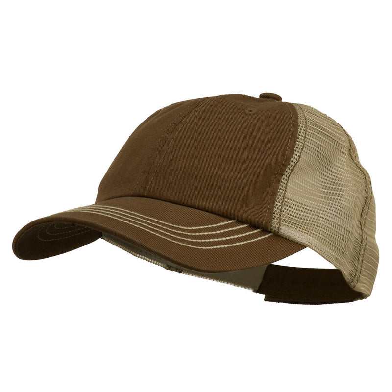 Cotton Twill Wash Trucker Cap