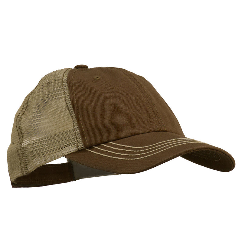 Cotton Twill Wash Trucker Cap