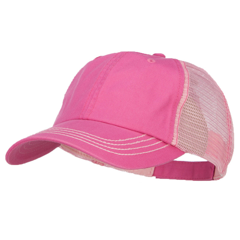 Cotton Twill Wash Trucker Cap