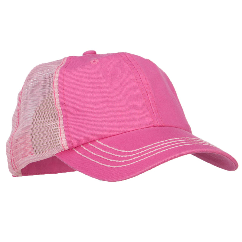 Cotton Twill Wash Trucker Cap
