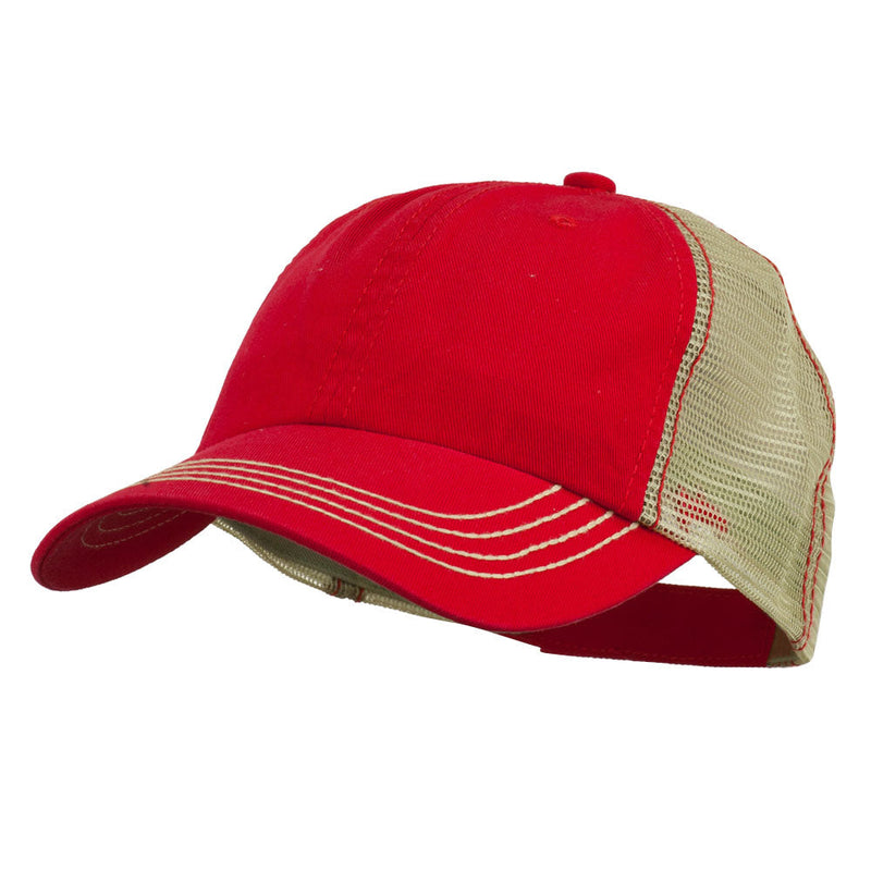 Cotton Twill Wash Trucker Cap