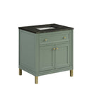 James Martin Chicago 30" Single Bathroom Vanity, Smokey Celadon