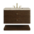 James Martin Allamari 36" Floating Single Bathroom Vanity, Sable