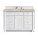 James Martin Bristol 48" Single Bathroom Vanity, Bright White