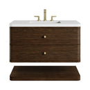 James Martin Allamari 36" Floating Single Bathroom Vanity, Sable
