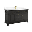 James Martin Brookfield 60" Single Bathroom Vanity, Black Onyx