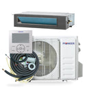 Pioneer® Quantum Ultra™ 9,500 BTU 19.6 SEER2 230V Ceiling Concealed Ducted Mini-Split Air Conditioner Inverter Heat Pump Full Set by Pioneer Official Store