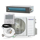 Pioneer® Quantum Ultra™ 11,000 BTU 19 SEER2 230V Ceiling Concealed Ducted Mini-Split Air Conditioner Inverter Heat Pump Full Set by Pioneer Official Store