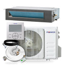 Pioneer® Quantum Ultra™ 17,000 BTU 20 SEER2 230V Ceiling Concealed Ducted Mini-Split Air Conditioner Inverter Heat Pump Full Set by Pioneer Official Store