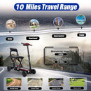 Ultra Lightweight 4-Wheel Folding Mobility Scooter With Remote For Adults And Elderly (SAK58976)