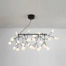 GobekUsa Ultra-Modern Linear Firefly Pendant Lighting: Acrylic Billiard Light for Living Room