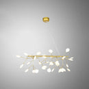 GobekUsa Ultra-Modern Linear Firefly Pendant Lighting: Acrylic Billiard Light for Living Room