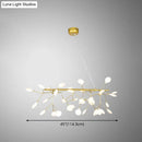 GobekUsa Ultra-Modern Linear Firefly Pendant Lighting: Acrylic Billiard Light for Living Room