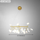 GobekUsa Ultra-Modern Linear Firefly Pendant Lighting: Acrylic Billiard Light for Living Room