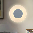 GobekUsa Ultra Thin Acrylic LED Wall Sconce in Warm/White/Natural Light - Minimalist Design
