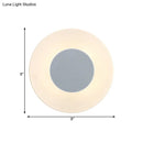 GobekUsa Ultra Thin Acrylic LED Wall Sconce in Warm/White/Natural Light - Minimalist Design