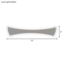 GobekUsa Ultra-Thin LED Silver Vanity Lamp: Modern Acrylic Wall Sconce Lighting for Bathrooms