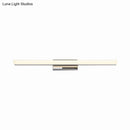 GobekUsa Ultra-Thin Nordic Acrylic LED Vanity Lamp - 16"/20" Dia - Silver, Warm/White Light
