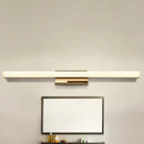 GobekUsa Ultra-Thin Nordic Acrylic LED Vanity Lamp - 16"/20" Dia - Silver, Warm/White Light