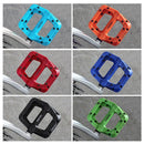 Ultralight Seal Bearings Bicycle Bike Pedals Cycling Nylon Road Pedals Flat Platform Bicycle Parts Accessories Mountain Bike Pedals Ultra Strong Machined Bicycle Flat Alloy Pedals Non-Slip