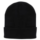 12 Inch Solid Knit Cuff Long Beanie Made in USA