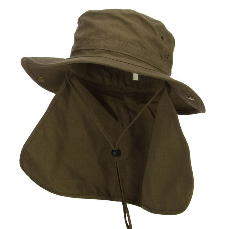 UPF 50+ Snap Brim Flap Hat
