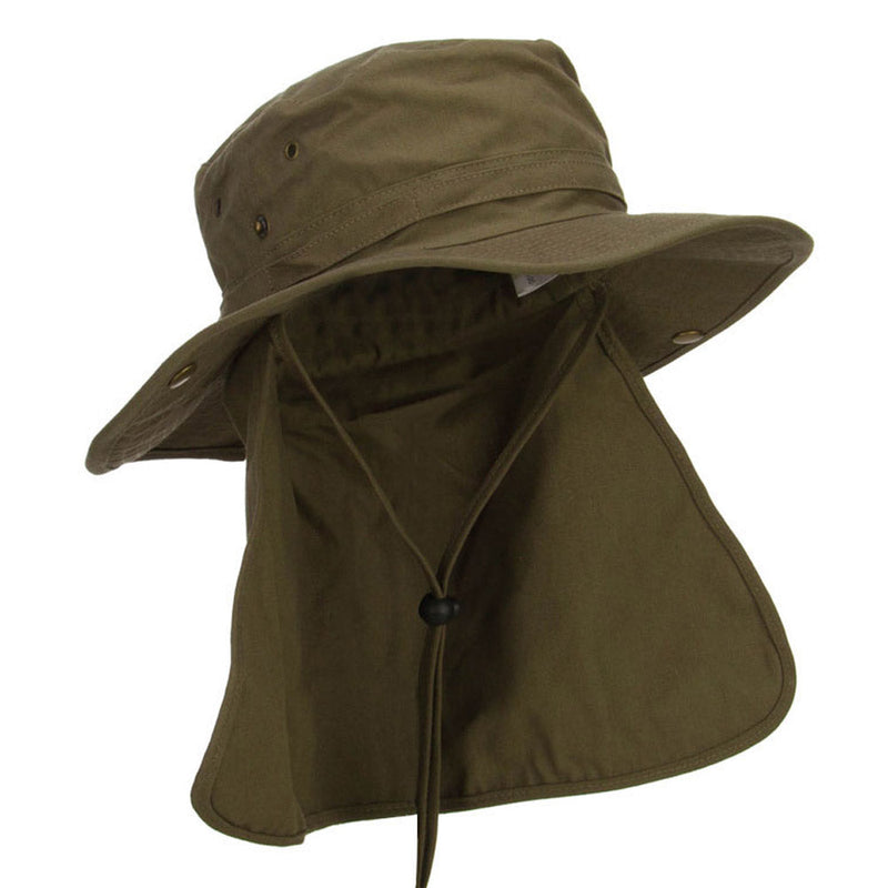 UPF 50+ Snap Brim Flap Hat