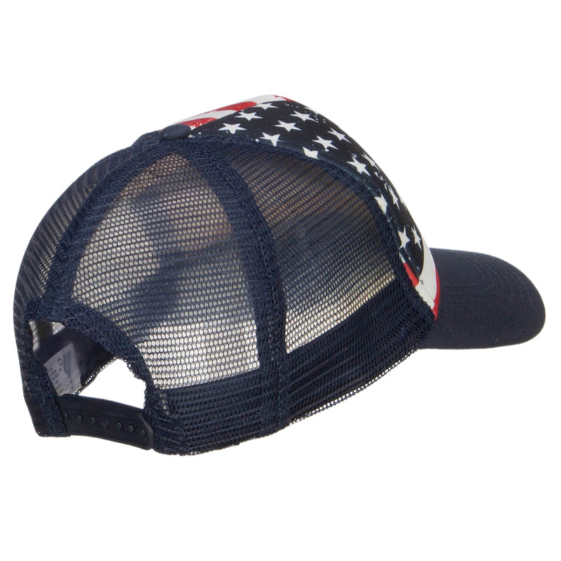 USA Flag Foam Trucker Cap