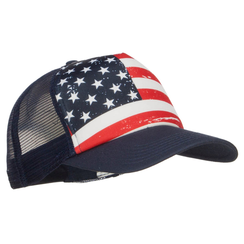 USA Flag Foam Trucker Cap