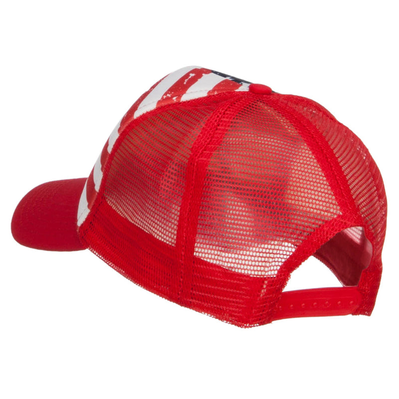 USA Flag Foam Trucker Cap