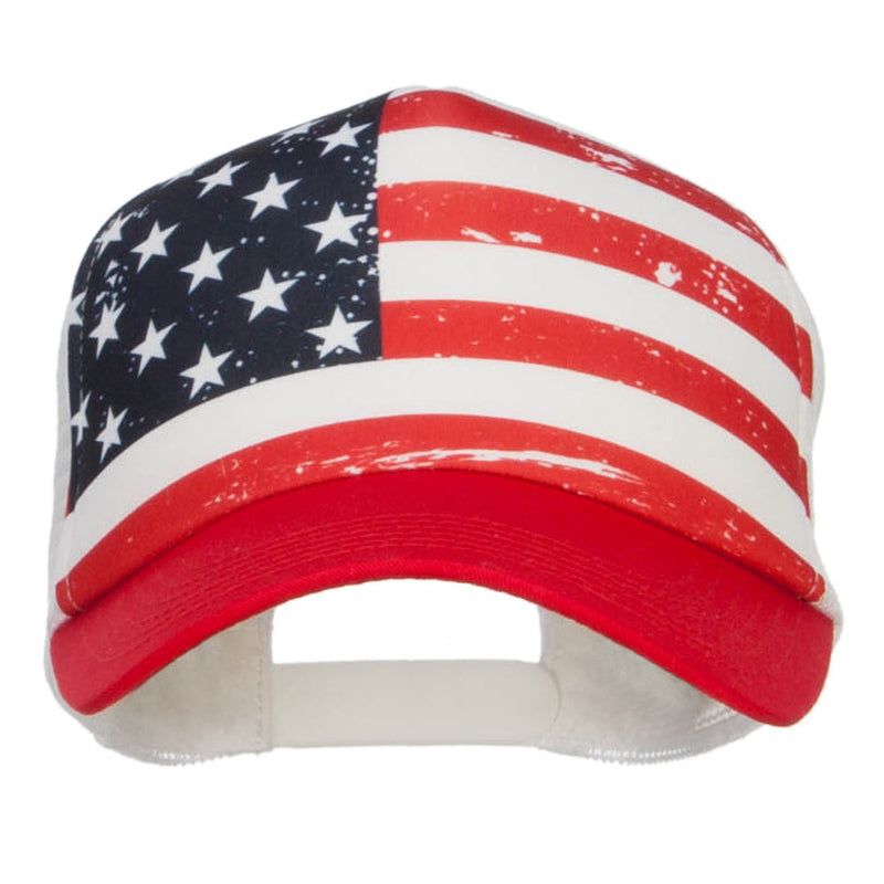 USA Flag Foam Trucker Cap