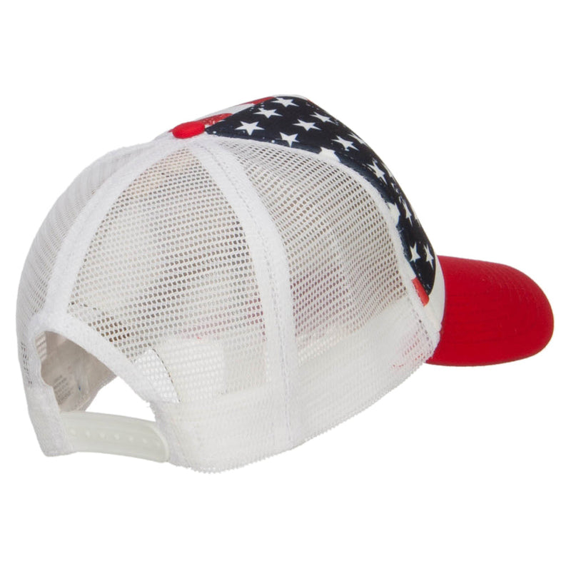 USA Flag Foam Trucker Cap